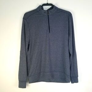 Greg Norman Gray Quarter Zip Pullover Men's EUC
